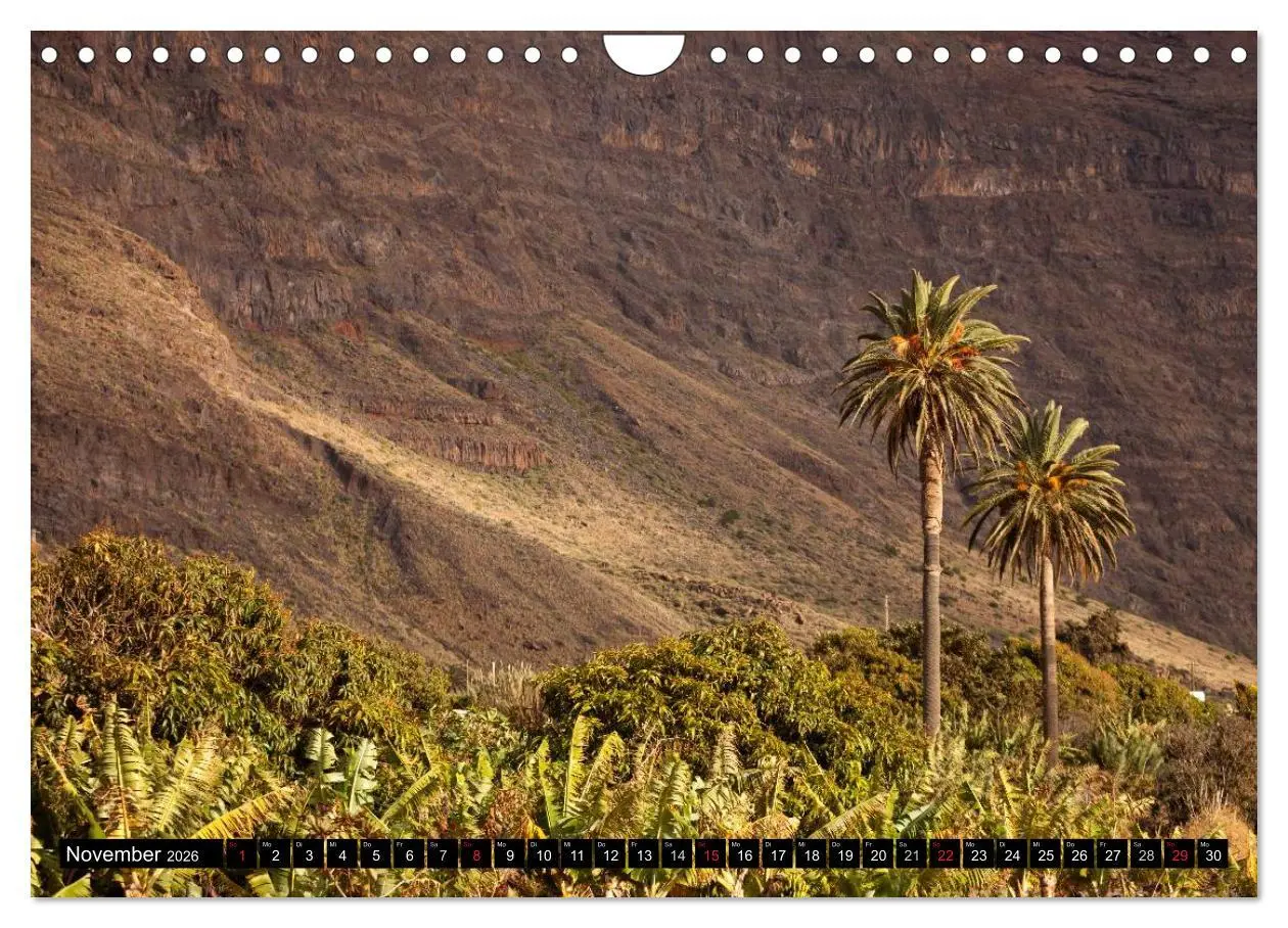Bild: 9783516068436 | La Gomera - Valle Gran Rey (Wandkalender 2026 DIN A4 quer),...