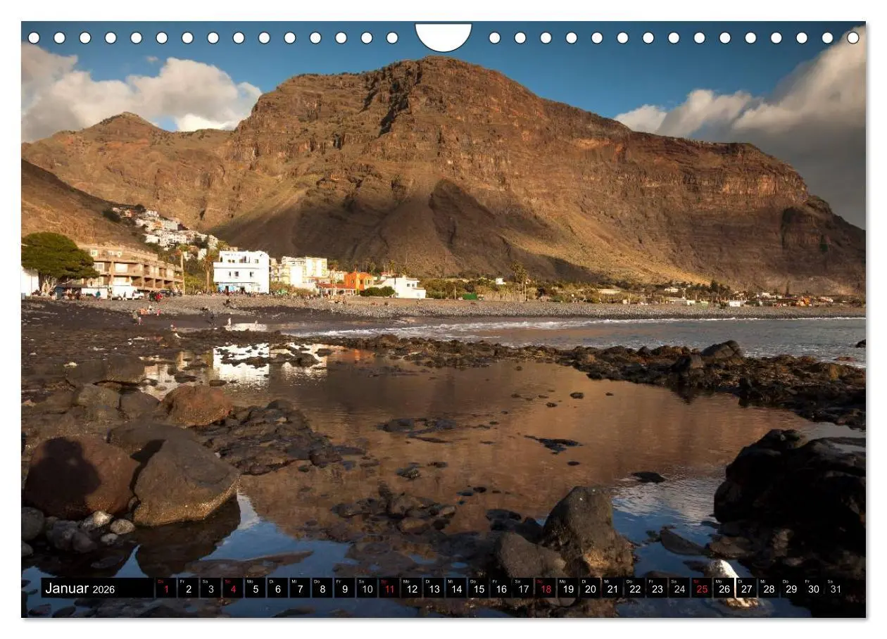 Bild: 9783516068436 | La Gomera - Valle Gran Rey (Wandkalender 2026 DIN A4 quer),...