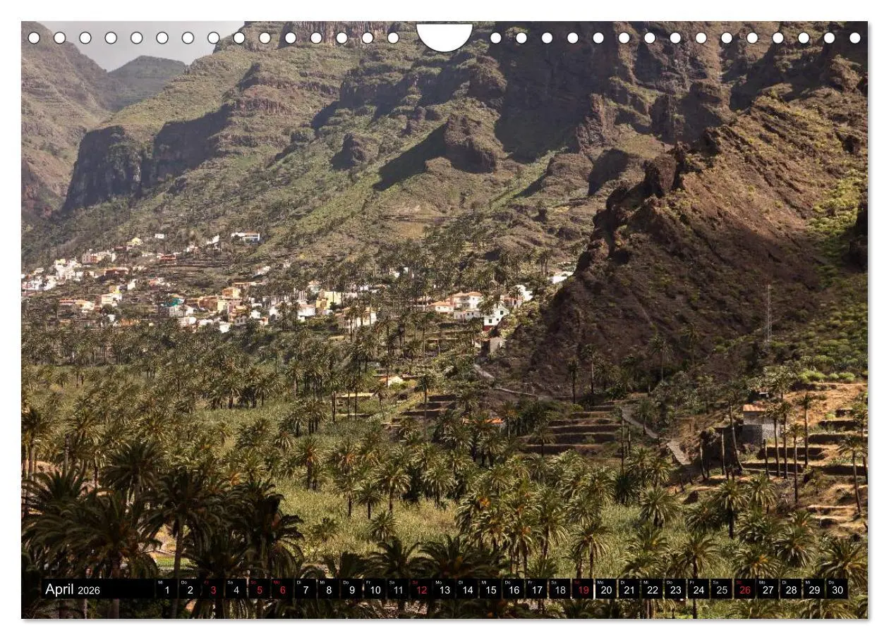 Bild: 9783516068436 | La Gomera - Valle Gran Rey (Wandkalender 2026 DIN A4 quer),...