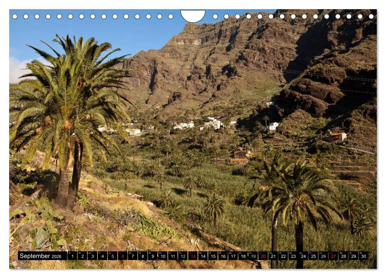 Bild: 9783516068436 | La Gomera - Valle Gran Rey (Wandkalender 2026 DIN A4 quer),...