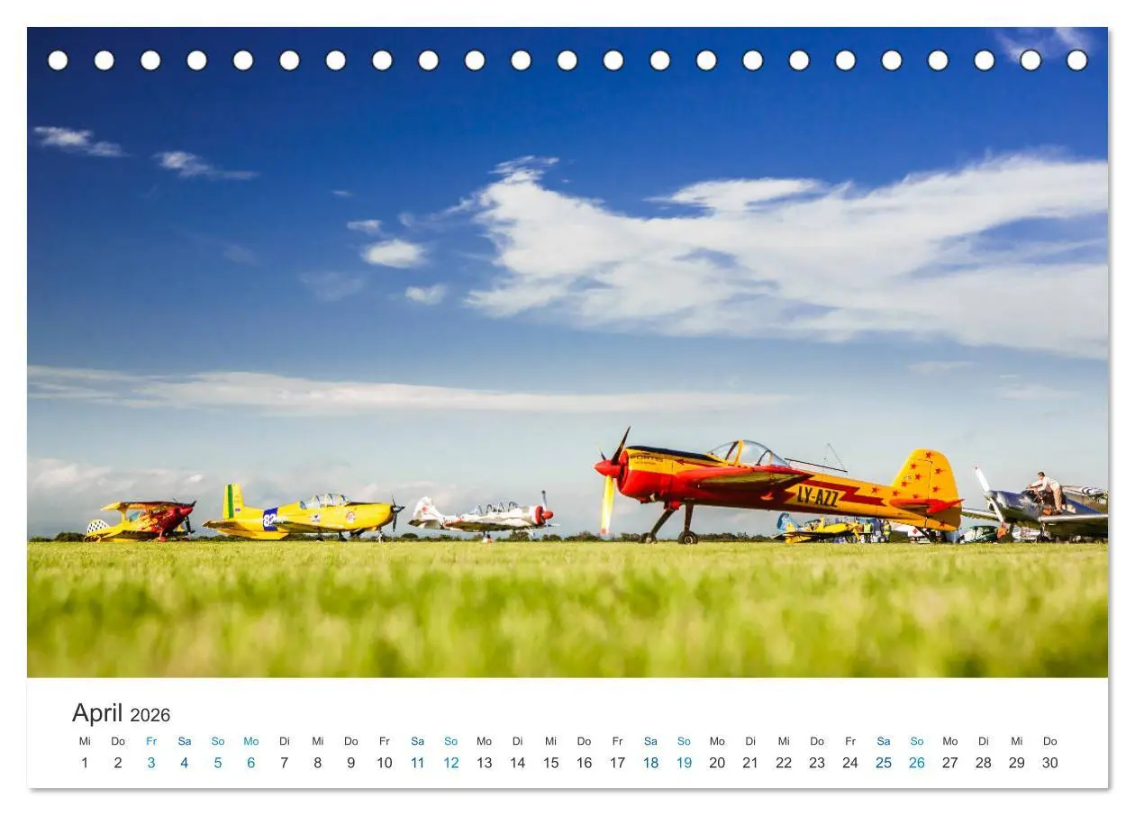 Bild: 9783516208436 | AVIATION CLASSICS seen by custompix.de (Tischkalender 2026 DIN A5...