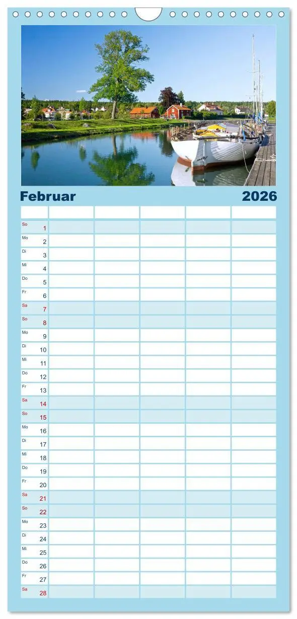 Bild: 9783516518436 | Familienplaner 2026 - Faszination Skandinavien mit 5 Spalten...