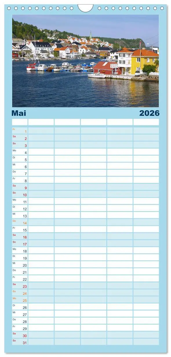 Bild: 9783516518436 | Familienplaner 2026 - Faszination Skandinavien mit 5 Spalten...