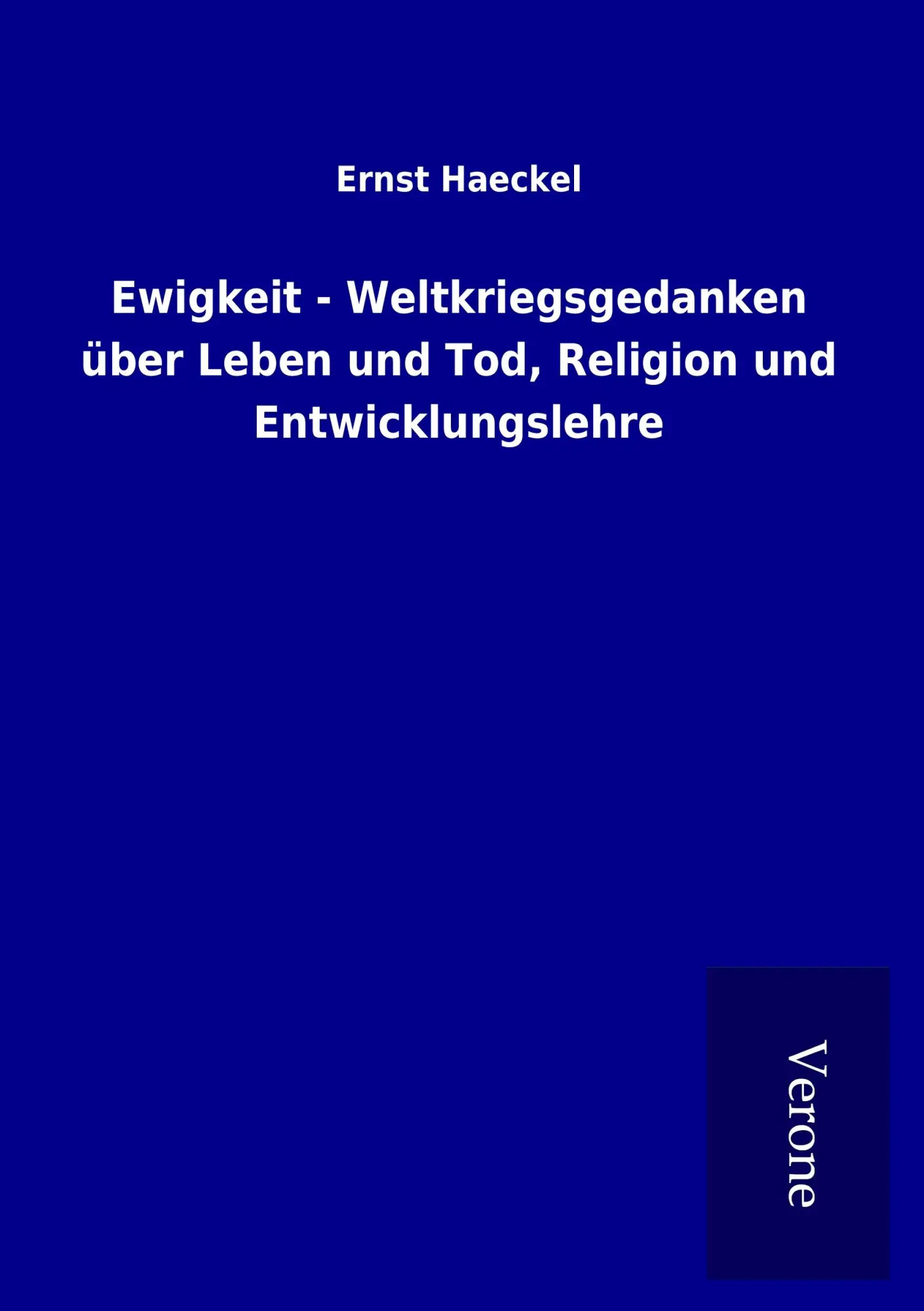 Cover: 9789925028436 | Ewigkeit - Weltkriegsgedanken über Leben und Tod, Religion und...