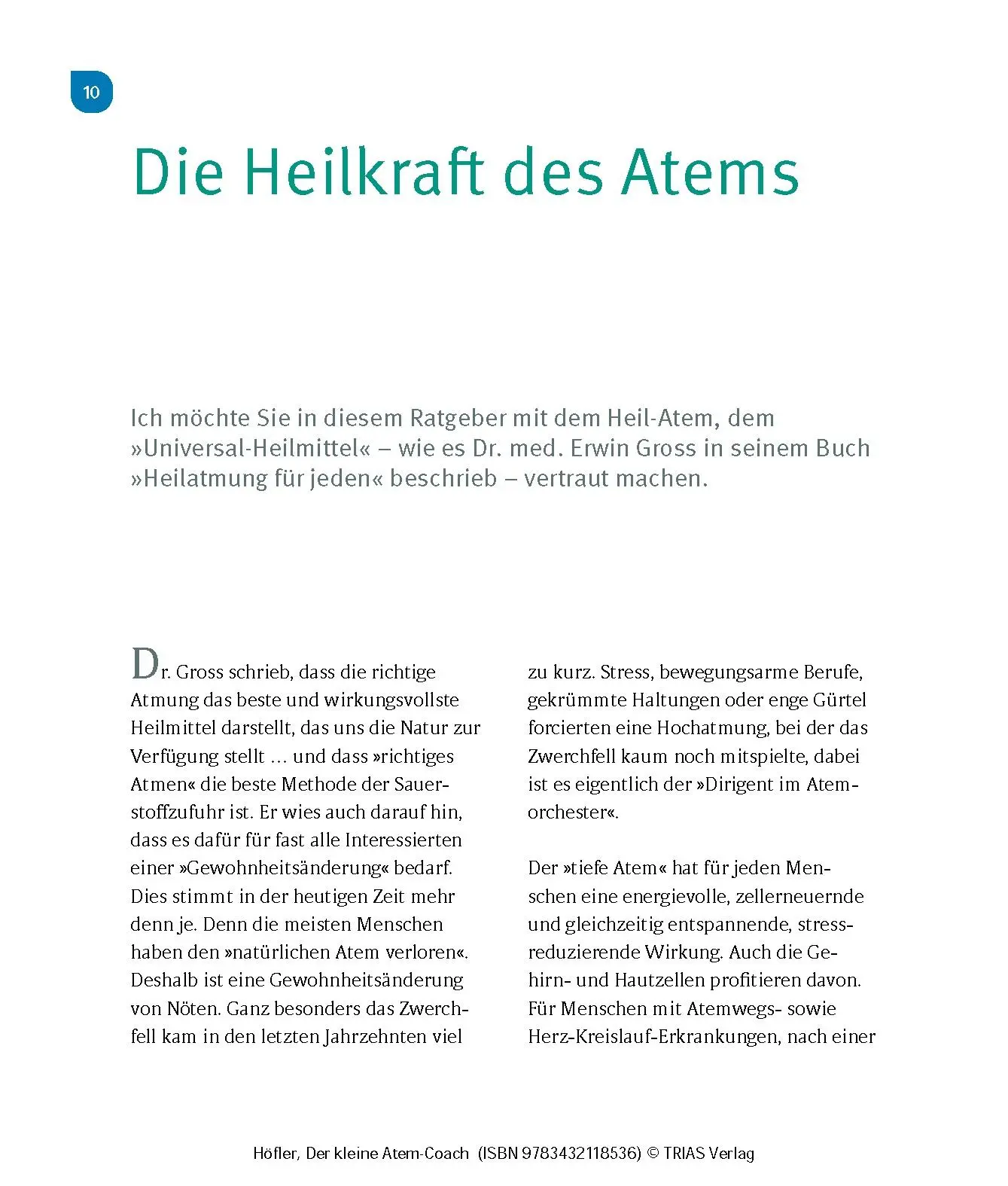 Bild: 9783432118536 | Der kleine Atem-Coach | Atemübungen bei Long Covid, Asthma und COPD