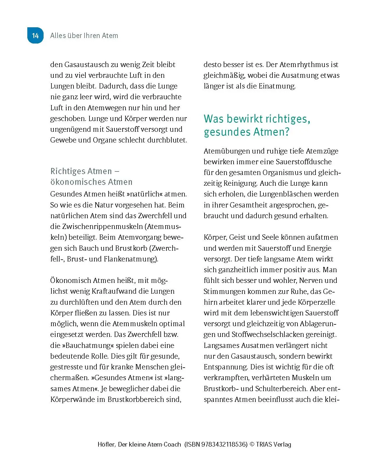 Bild: 9783432118536 | Der kleine Atem-Coach | Atemübungen bei Long Covid, Asthma und COPD
