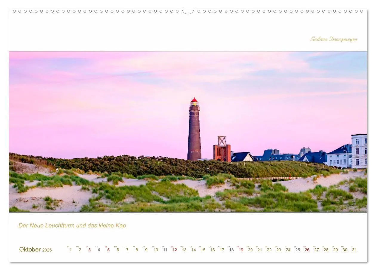 Bild: 9783435258536 | Borkum Inselpanorama (Wandkalender 2025 DIN A2 quer), CALVENDO...