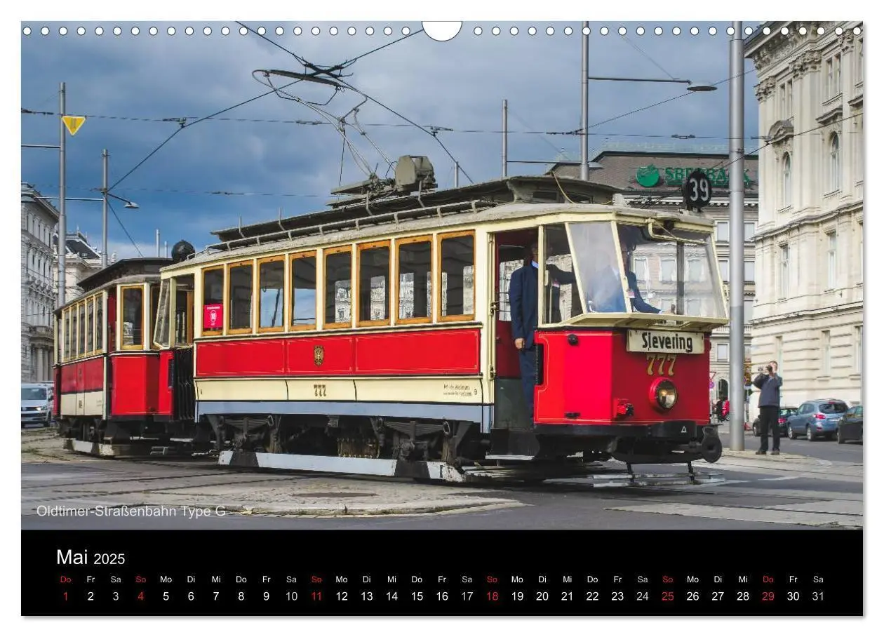 Bild: 9783435498536 | Historische Straßenbahnen in Wien (Wandkalender 2025 DIN A3 quer),...
