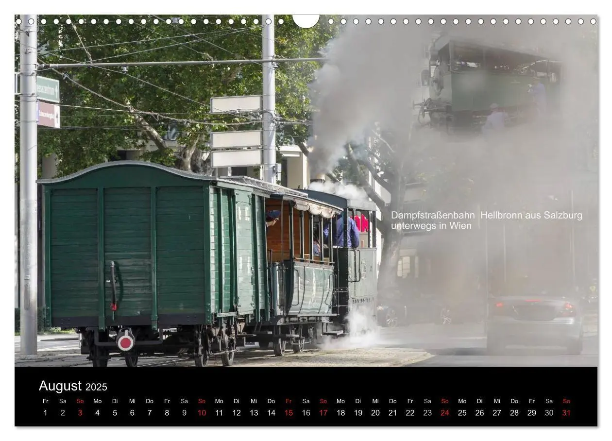 Bild: 9783435498536 | Historische Straßenbahnen in Wien (Wandkalender 2025 DIN A3 quer),...