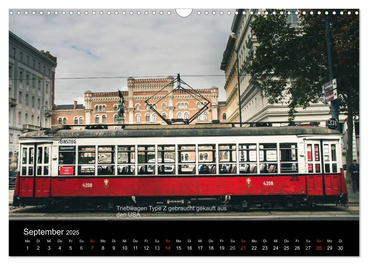 Bild: 9783435498536 | Historische Straßenbahnen in Wien (Wandkalender 2025 DIN A3 quer),...