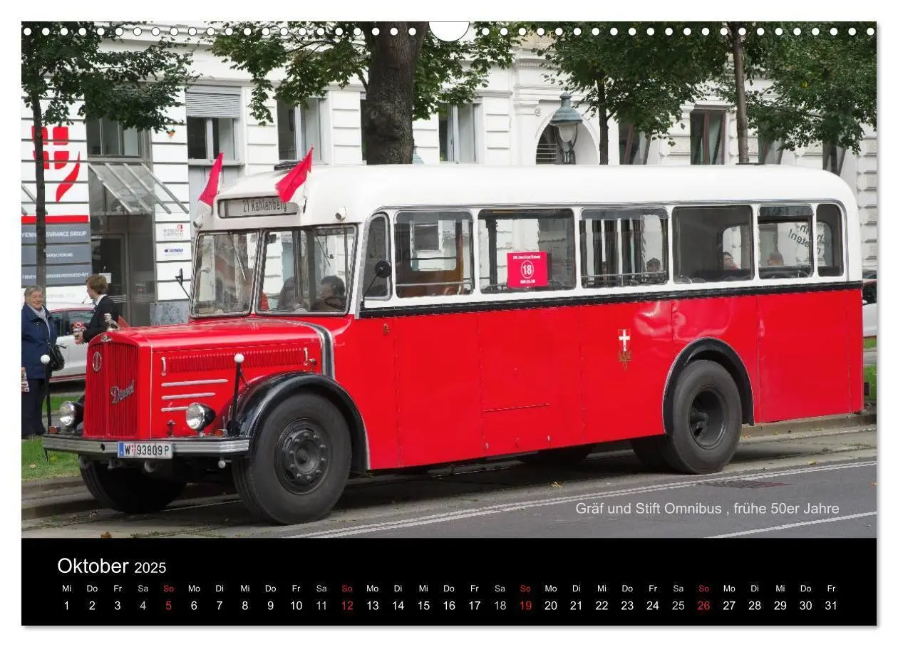 Bild: 9783435498536 | Historische Straßenbahnen in Wien (Wandkalender 2025 DIN A3 quer),...