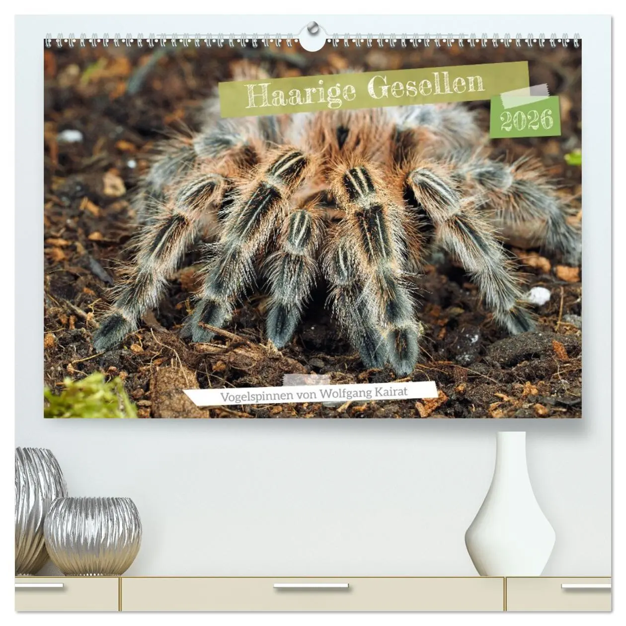 Cover: 9783457348536 | Haarige Gesellen (hochwertiger Premium Wandkalender 2026 DIN A2...