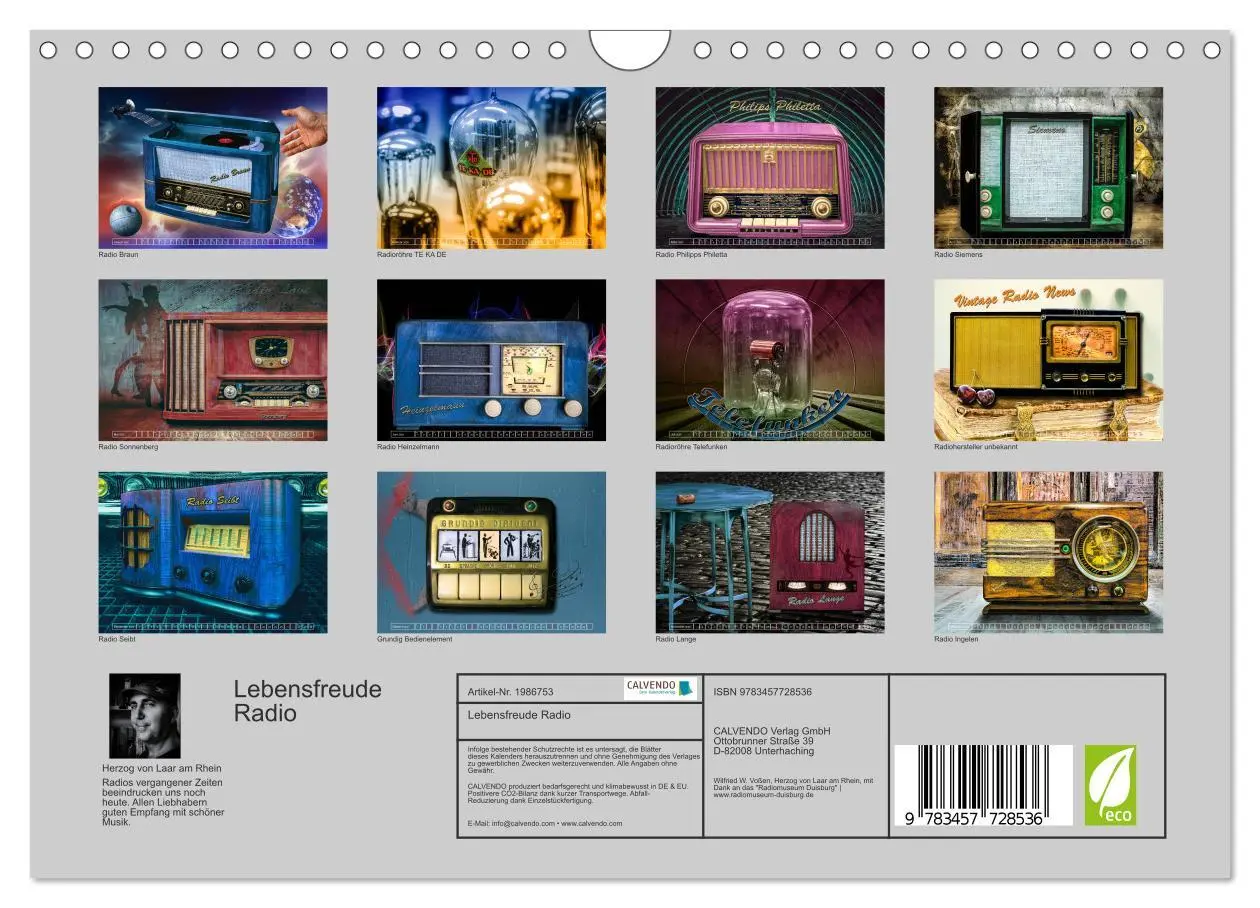 Bild: 9783457728536 | Lebensfreude Radio (Wandkalender 2026 DIN A4 quer), CALVENDO...