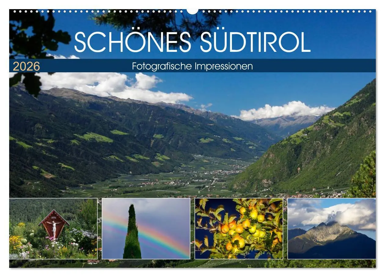 Cover: 9783457898536 | Schönes Südtirol (Wandkalender 2026 DIN A2 quer), CALVENDO...