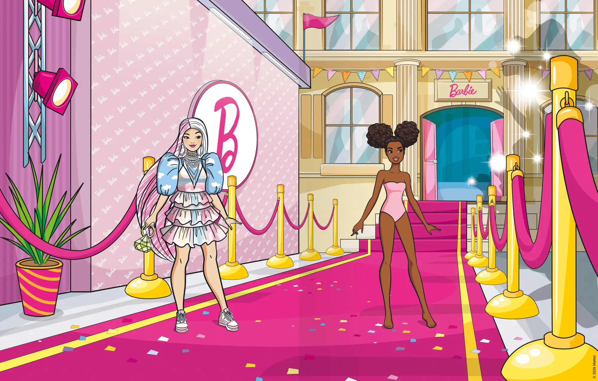 Bild: 9783473498536 | Mein Ausmalstickerbuch Barbie - Anziehpuppen | Taschenbuch | 24 S.