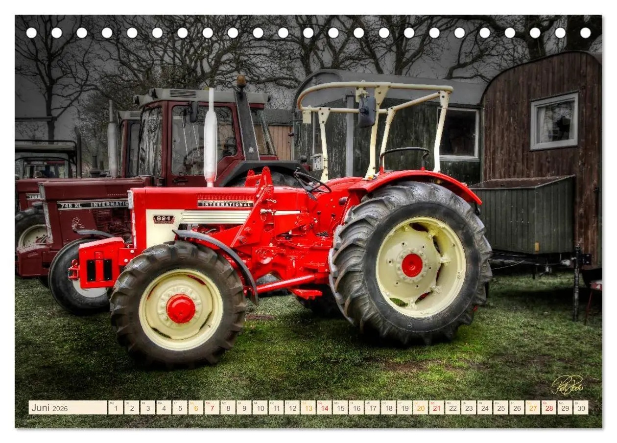 Bild: 9783516058536 | Oldtimer - Traktoren für Liebhaber (Tischkalender 2026 DIN A5...