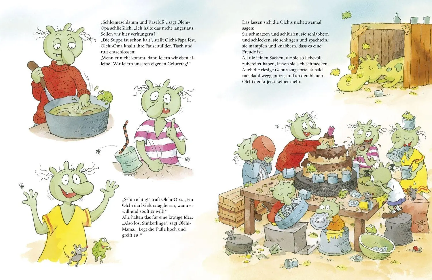 Bild: 9783751208536 | Die Olchis. So schön ist es in Schmuddelfing! | Erhard Dietl | Buch