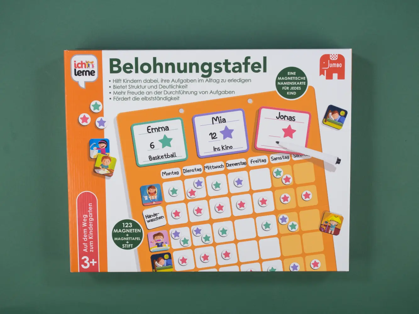 Cover: 8710126198636 | ich lerne Belohnungstafel | Spiel | 19863 | 2021 | Jumbo Spiele