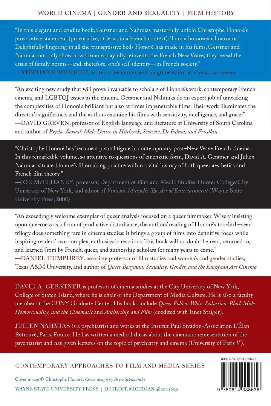 Rückseite: 9780814338636 | Christophe Honore | A Critical Introduction | David A Gerstner (u. a.)