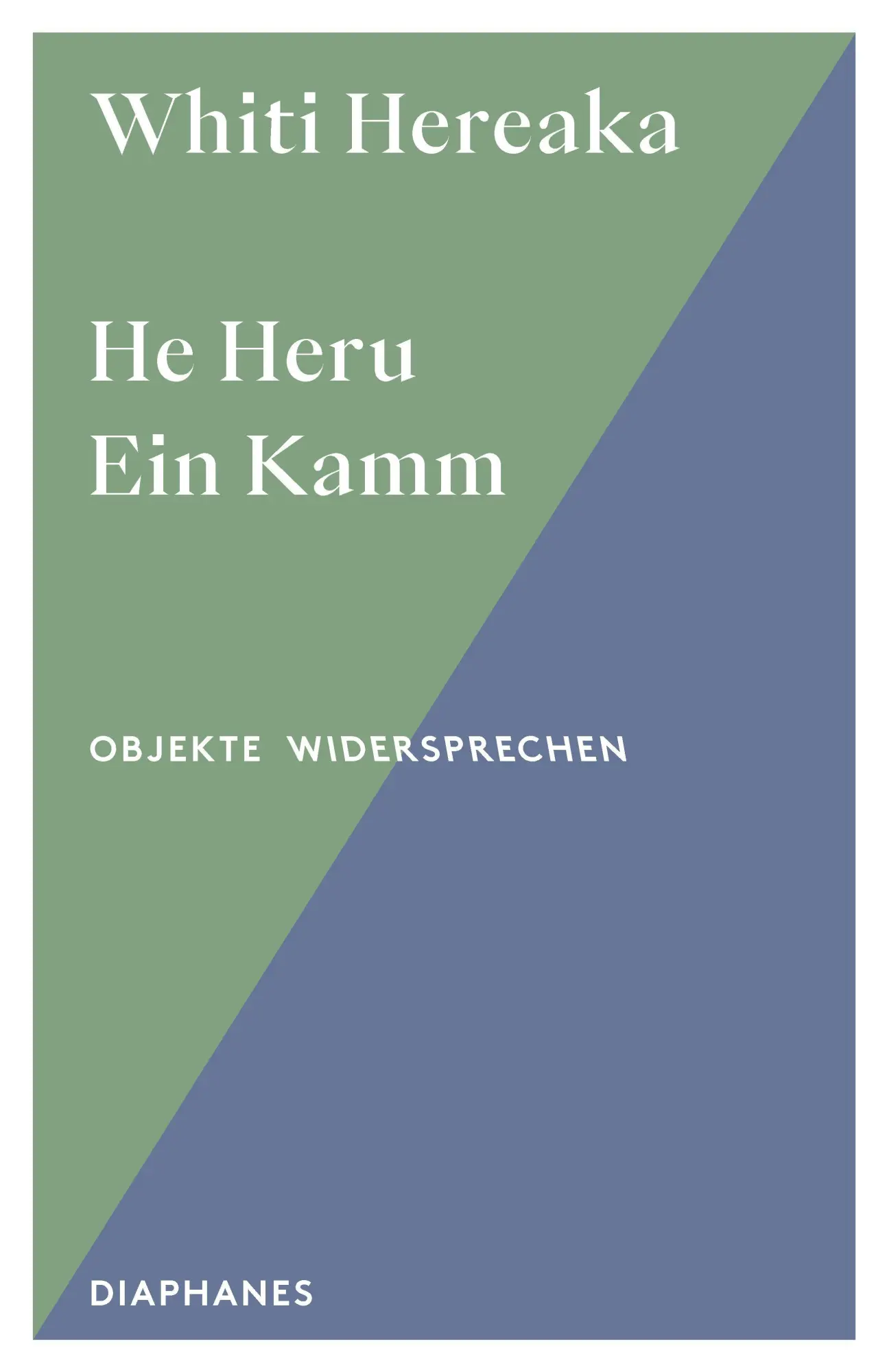 Cover: 9783035808636 | He Heru. Ein Kamm | Whiti Hereaka | Taschenbuch | 72 S. | Deutsch