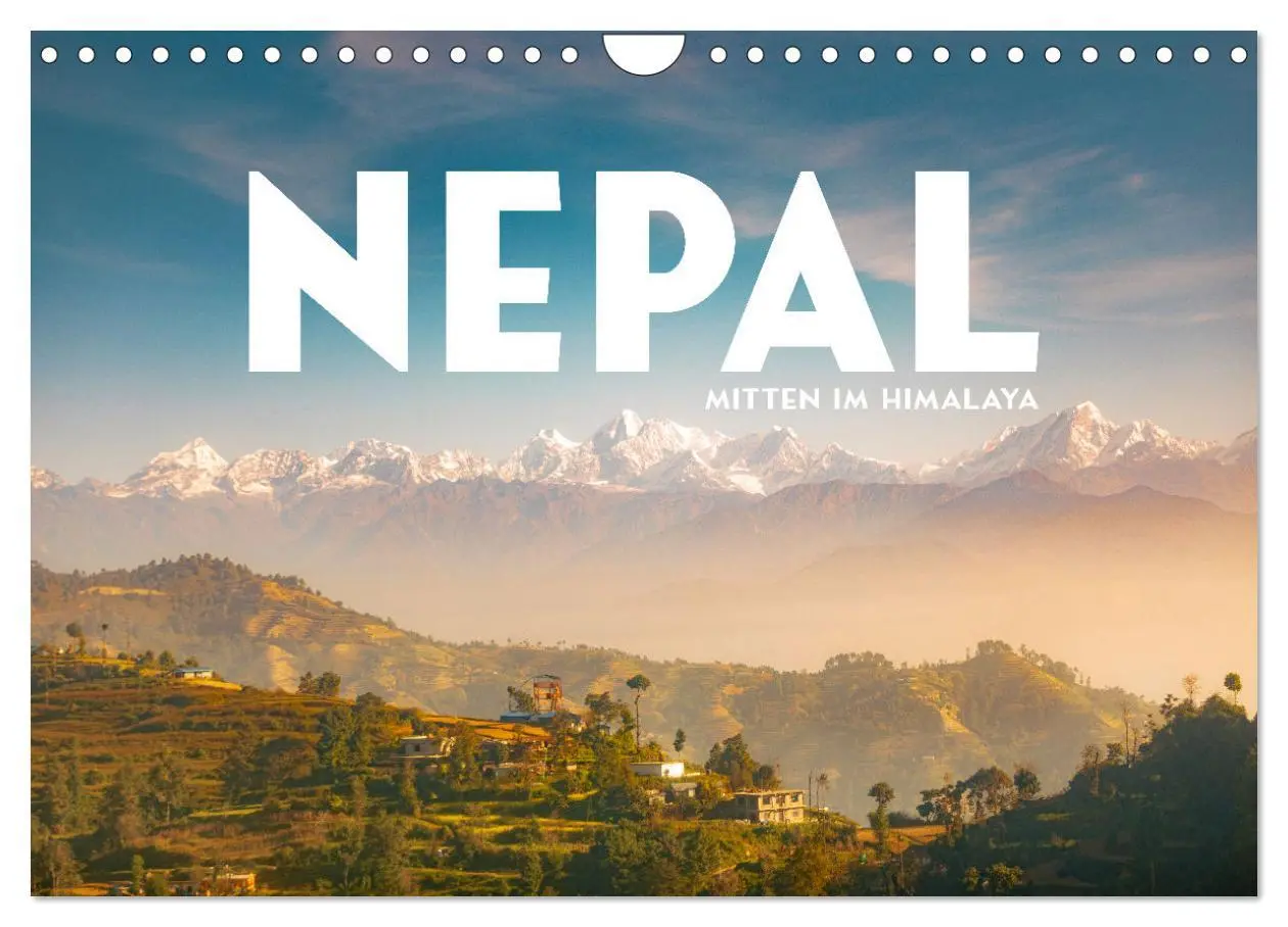 Cover: 9783435008636 | Nepal - Mitten im Himalaya (Wandkalender 2025 DIN A4 quer),...