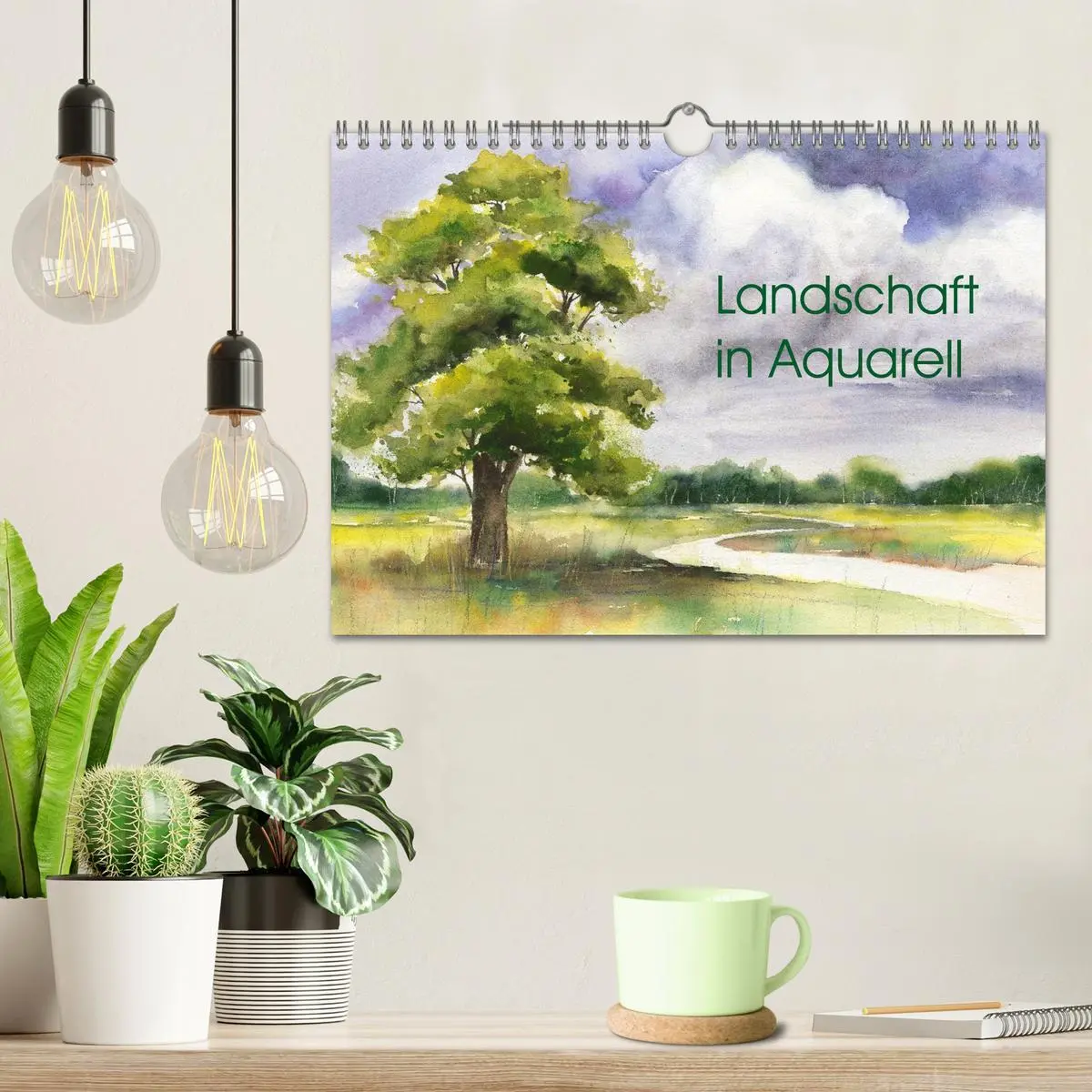 Bild: 9783457958636 | Landschaft in Aquarell (Wandkalender 2026 DIN A4 quer), CALVENDO...