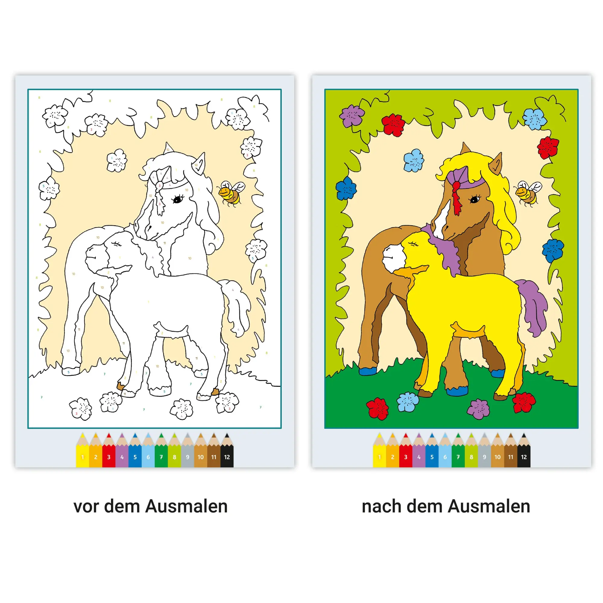 Bild: 9783473488636 | CreArt Malen nach Zahlen ab 5: Süße Tiere | Maja Wagner | Taschenbuch