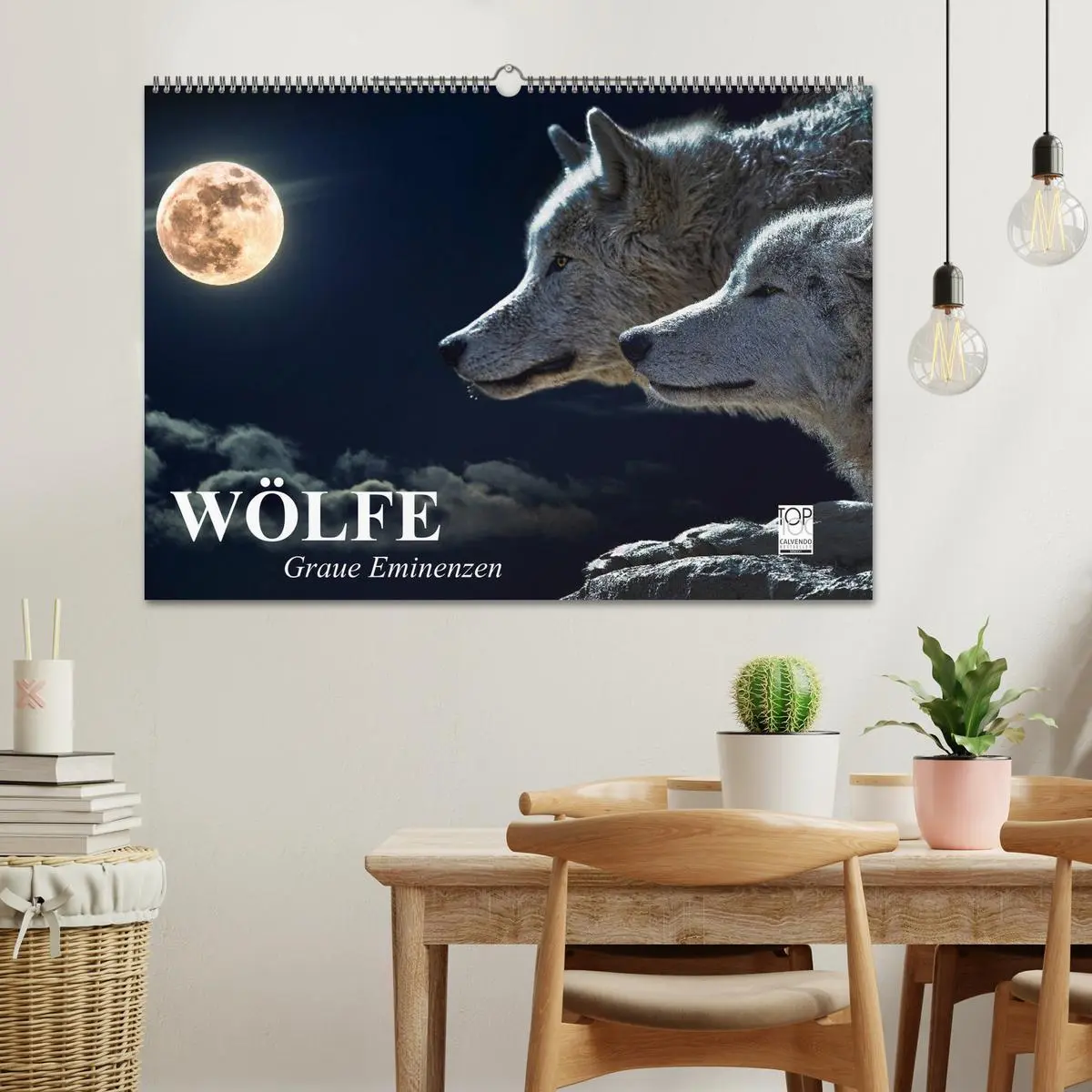 Bild: 9783516048636 | Wölfe. Graue Eminenzen (Wandkalender 2026 DIN A2 quer), CALVENDO...