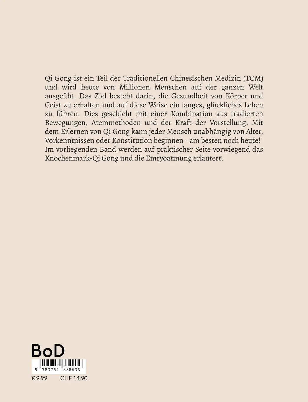 Rückseite: 9783754338636 | Bleib jung mit Qi Gong | Jin Dao | Taschenbuch | 52 S. | Deutsch