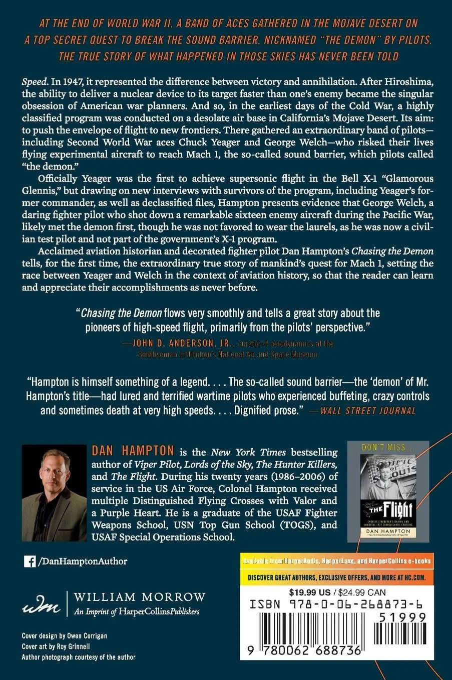 Rückseite: 9780062688736 | Chasing the Demon | Dan Hampton | Taschenbuch | Englisch | 2019