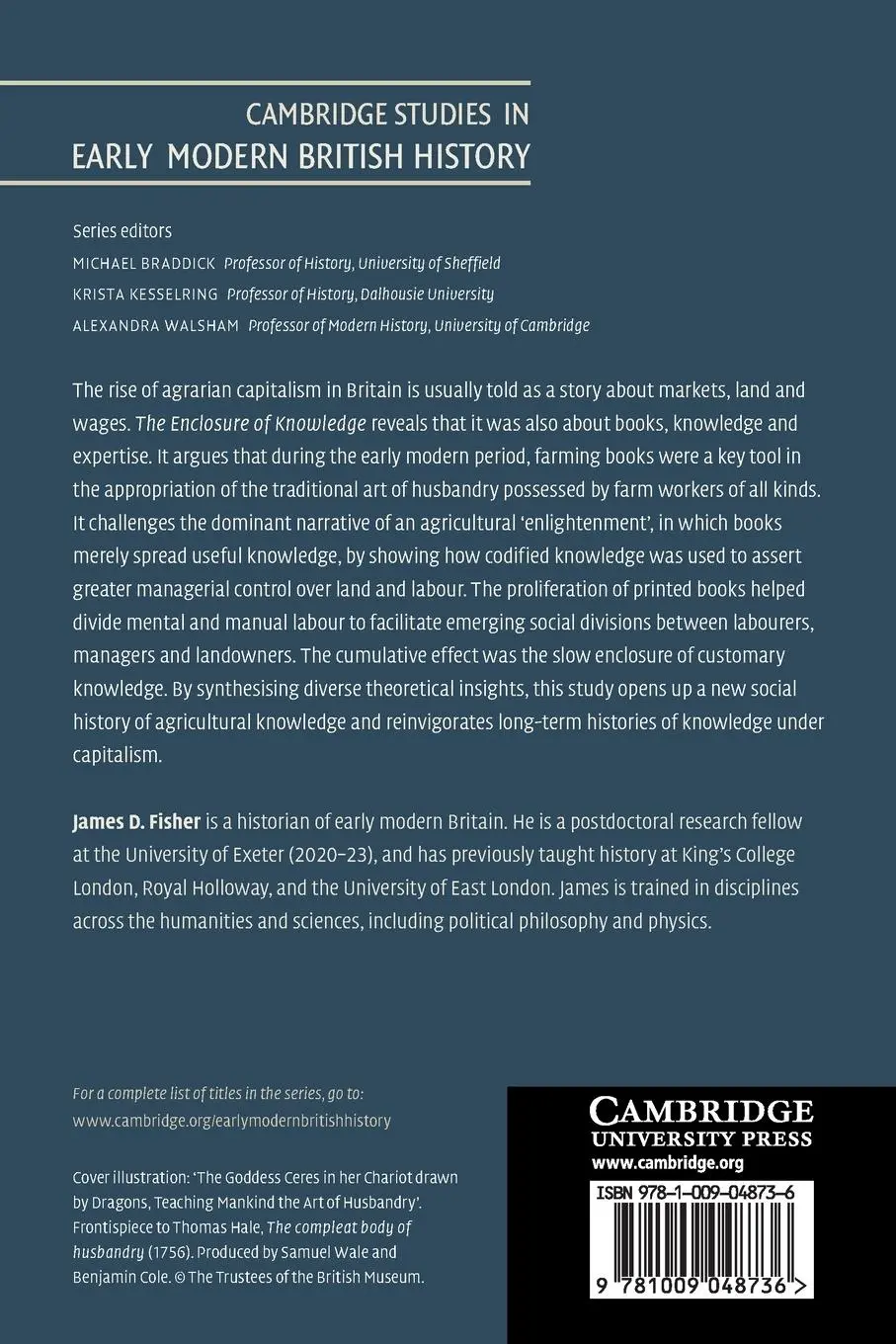 Rückseite: 9781009048736 | The Enclosure of Knowledge | James D. Fisher | Taschenbuch | Englisch