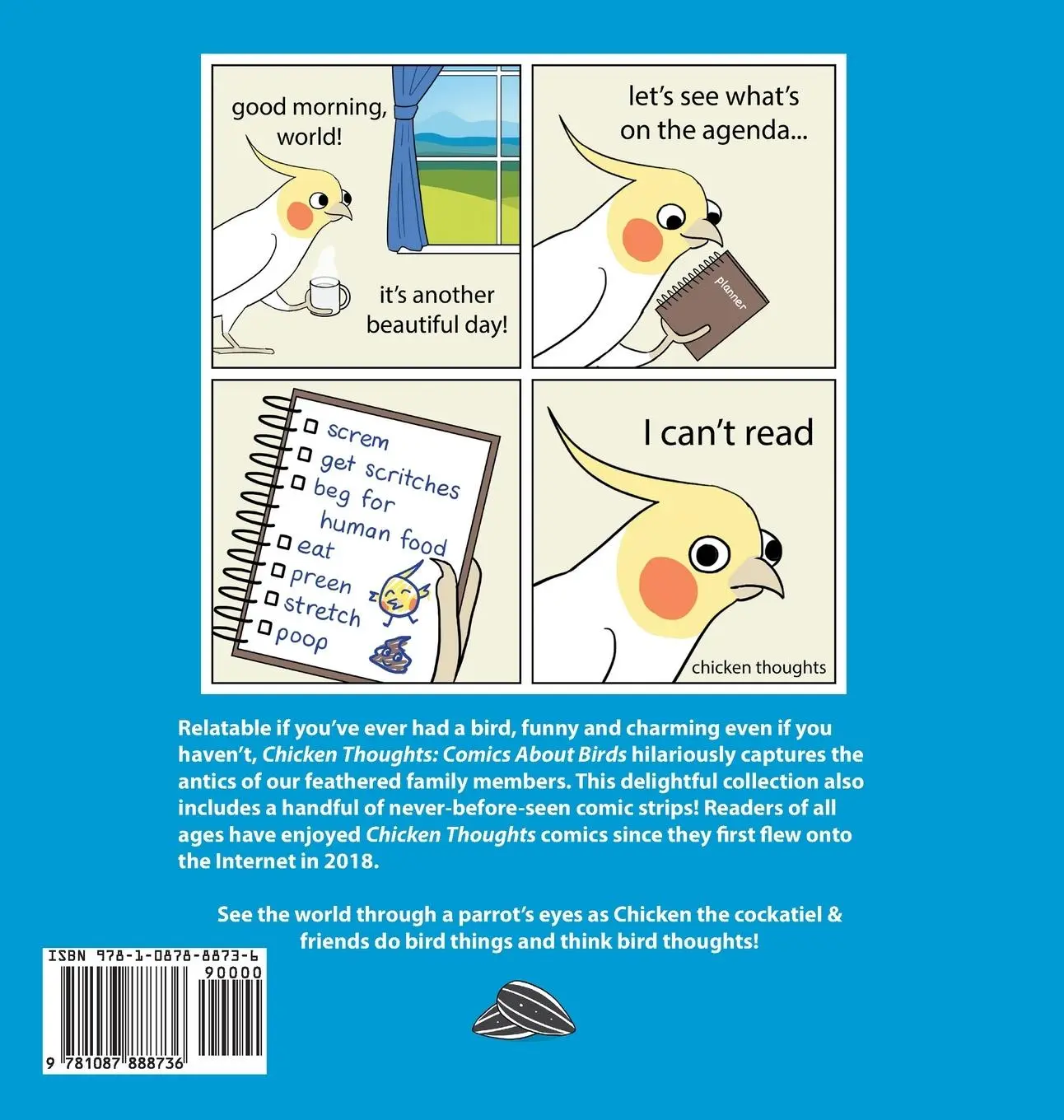 Rückseite: 9781087888736 | Chicken Thoughts | Comics About Birds | Sarah Wymer | Buch | Englisch