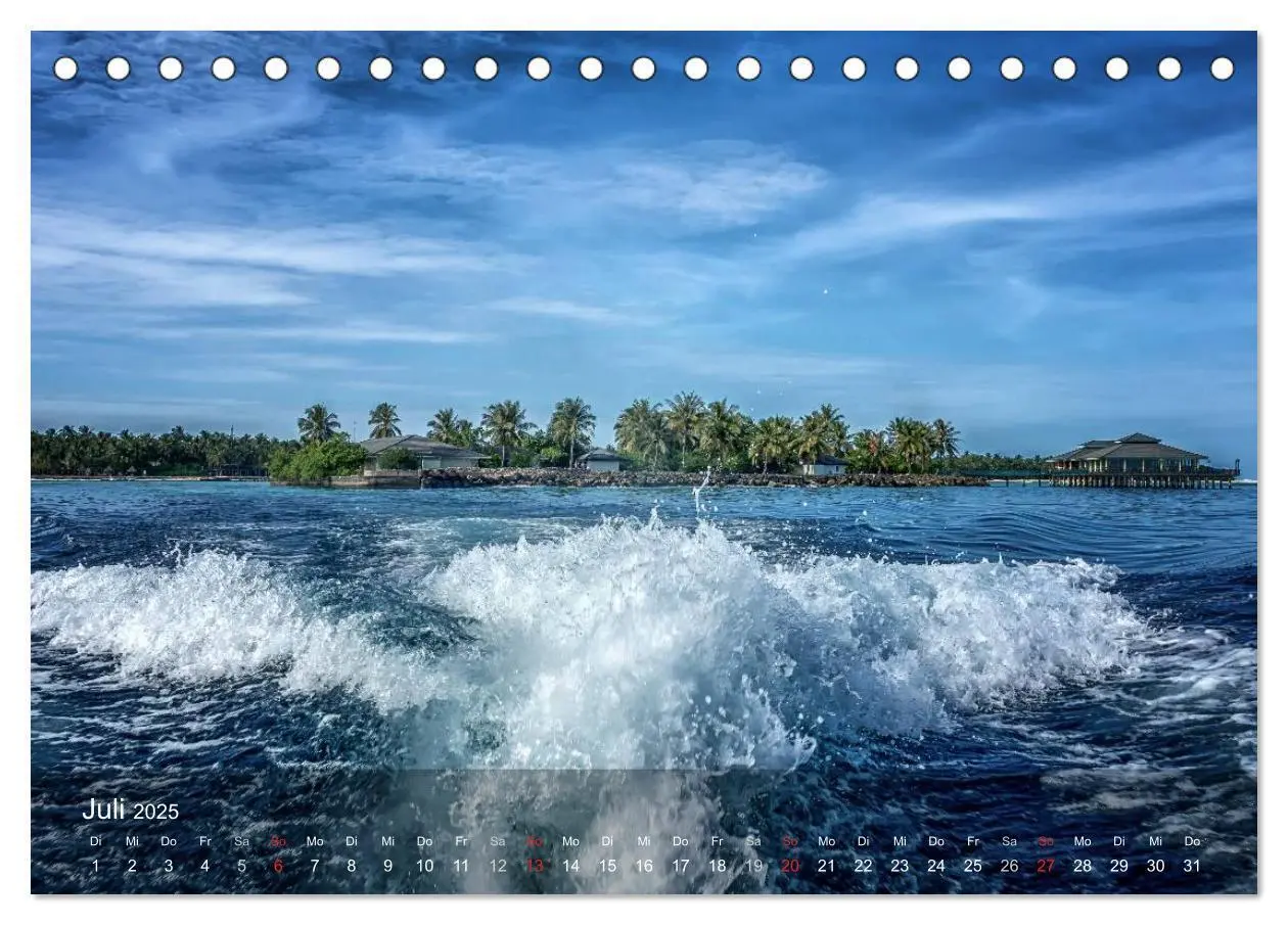 Bild: 9783435618736 | Malediven Impressionen aus dem Paradies (Tischkalender 2025 DIN A5...