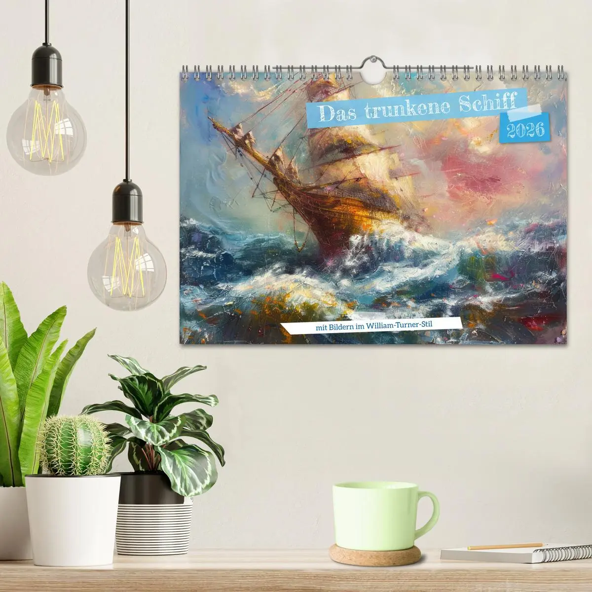 Bild: 9783457328736 | Das trunkene Schiff mit Bildern im William Turner-Stil...