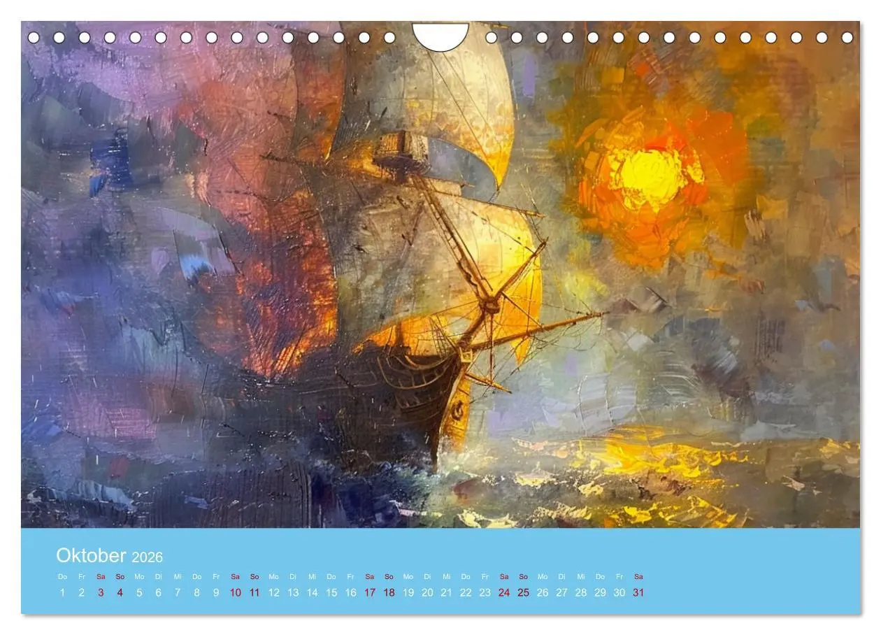 Bild: 9783457328736 | Das trunkene Schiff mit Bildern im William Turner-Stil...