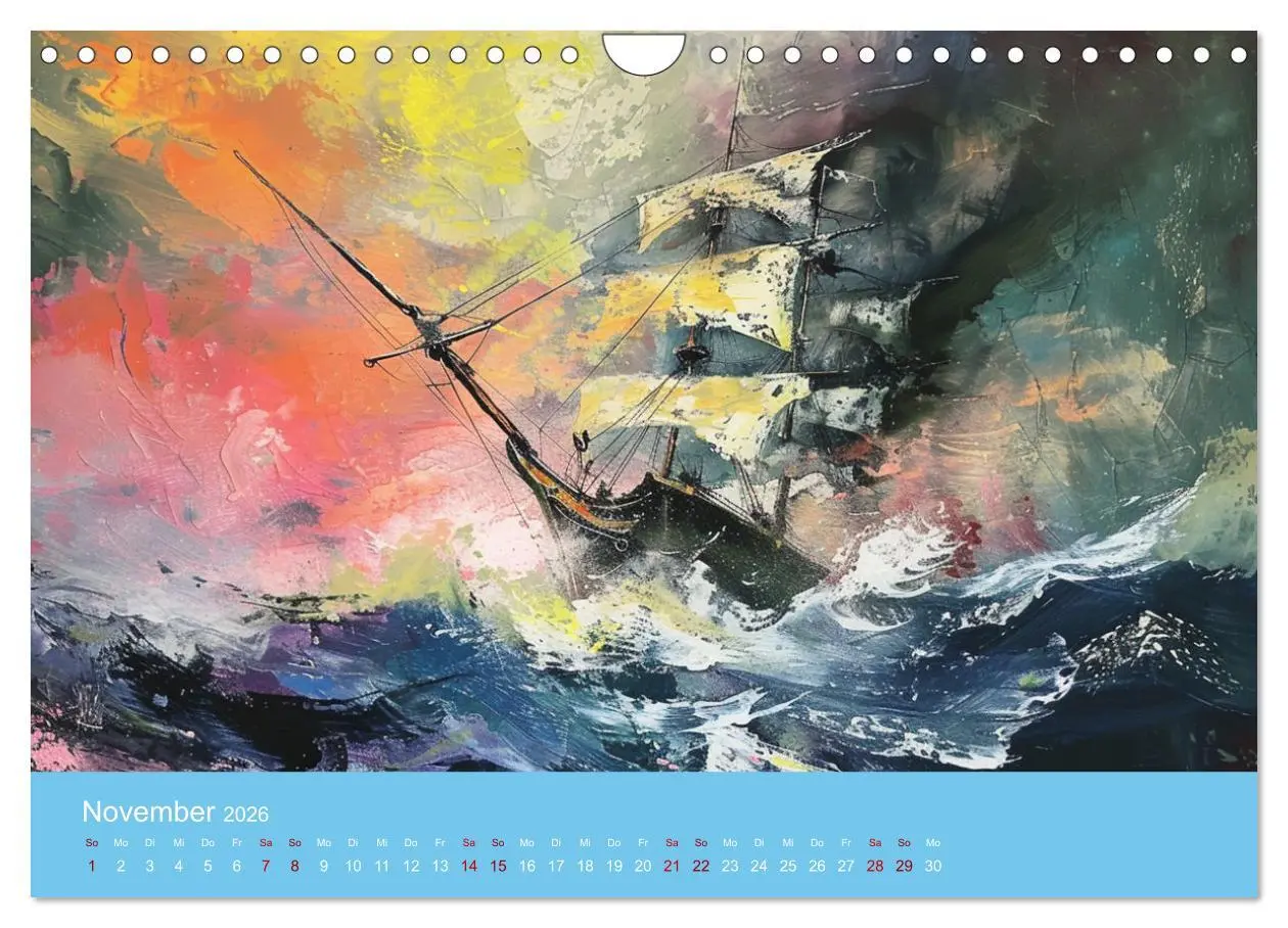 Bild: 9783457328736 | Das trunkene Schiff mit Bildern im William Turner-Stil...