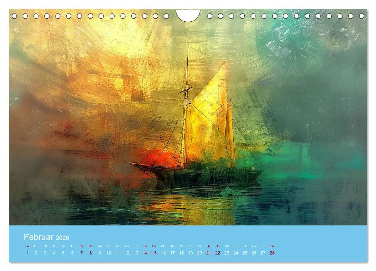 Bild: 9783457328736 | Das trunkene Schiff mit Bildern im William Turner-Stil...