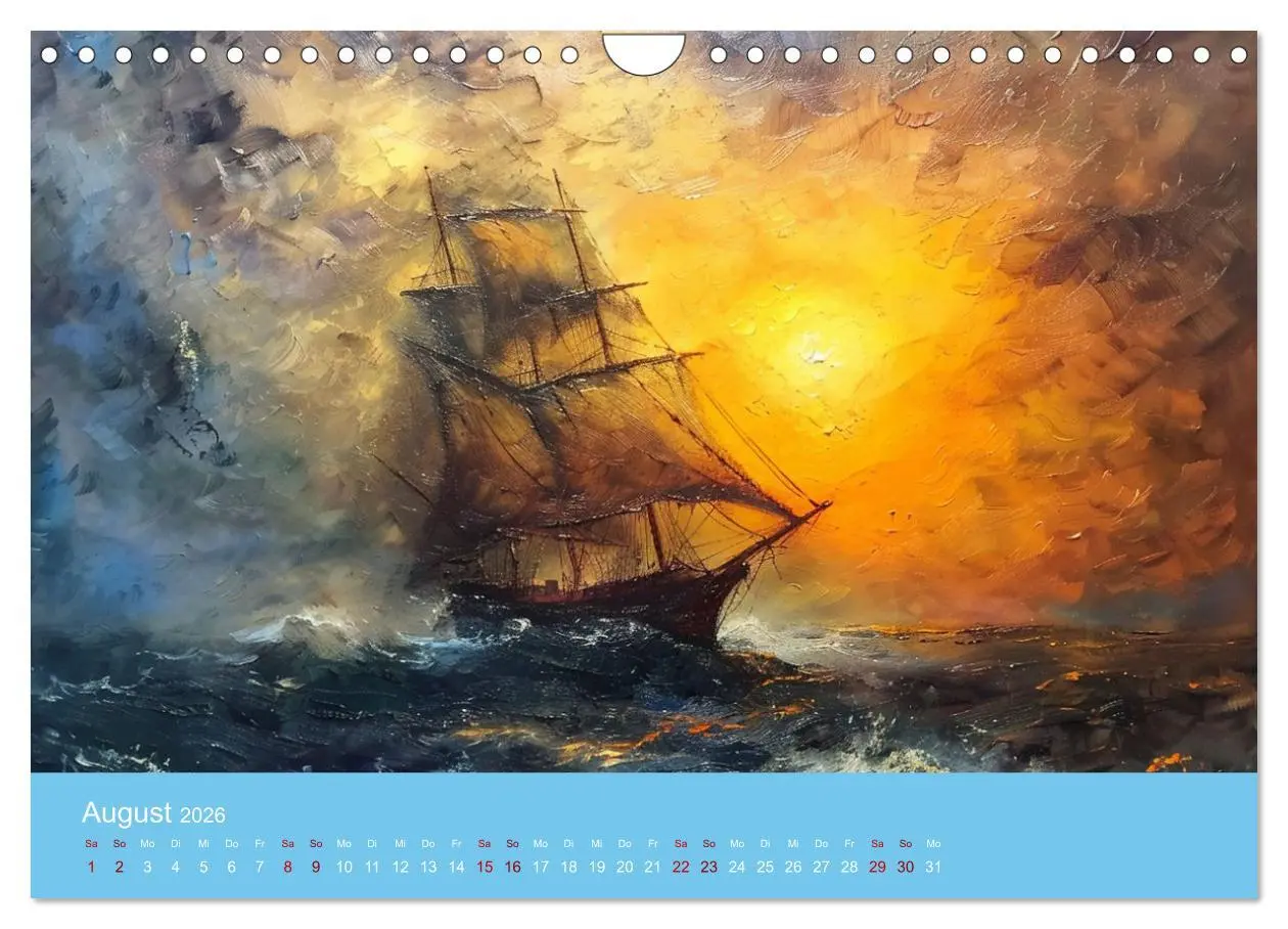 Bild: 9783457328736 | Das trunkene Schiff mit Bildern im William Turner-Stil...