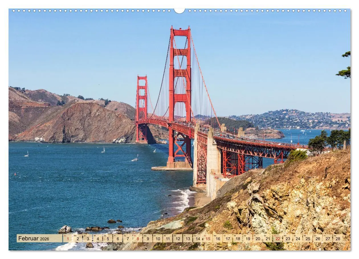 Bild: 9783457638736 | If I'm going to San Francisco (Wandkalender 2026 DIN A2 quer),...