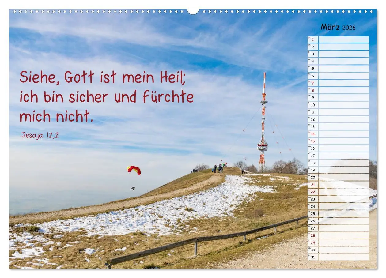 Bild: 9783457708736 | Heimat Hesselberg (hochwertiger Premium Wandkalender 2026 DIN A2...