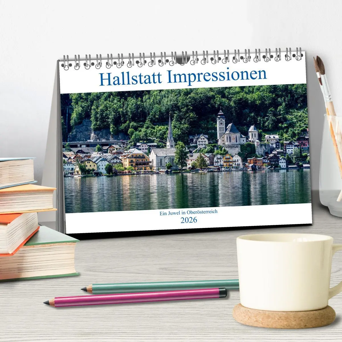 Bild: 9783457878736 | Hallstatt Impressionen (Tischkalender 2026 DIN A5 quer), CALVENDO...
