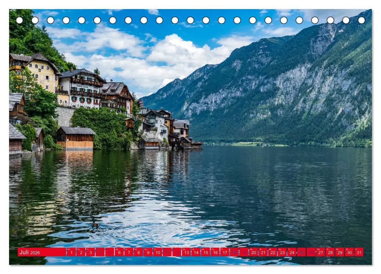 Bild: 9783457878736 | Hallstatt Impressionen (Tischkalender 2026 DIN A5 quer), CALVENDO...