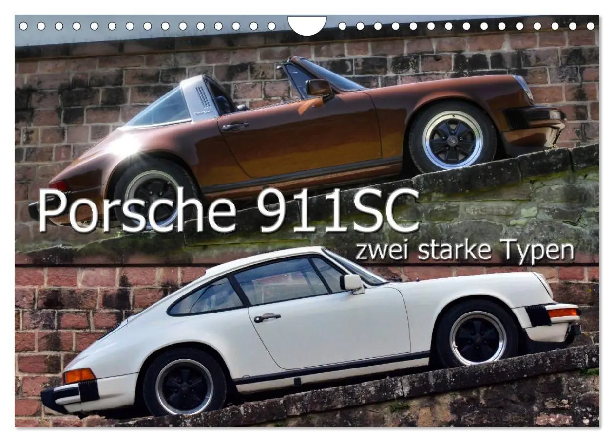 Cover: 9783516038736 | Porsche 911SC - zwei starke Typen (Wandkalender 2026 DIN A4 quer),...