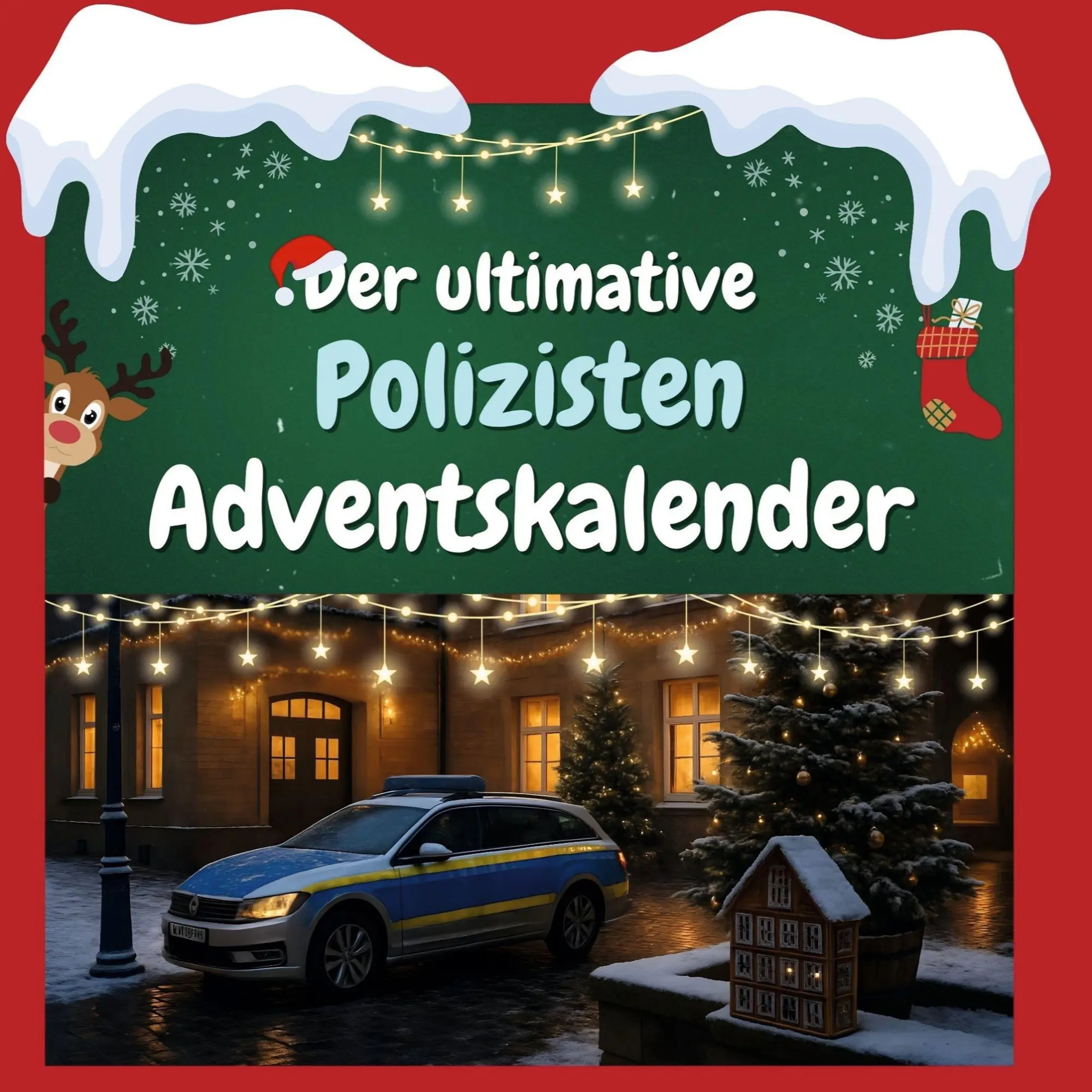 Cover: 9783695308736 | Der ultimative Polizisten-Adventskalender | Charlotte Schmitt | Buch