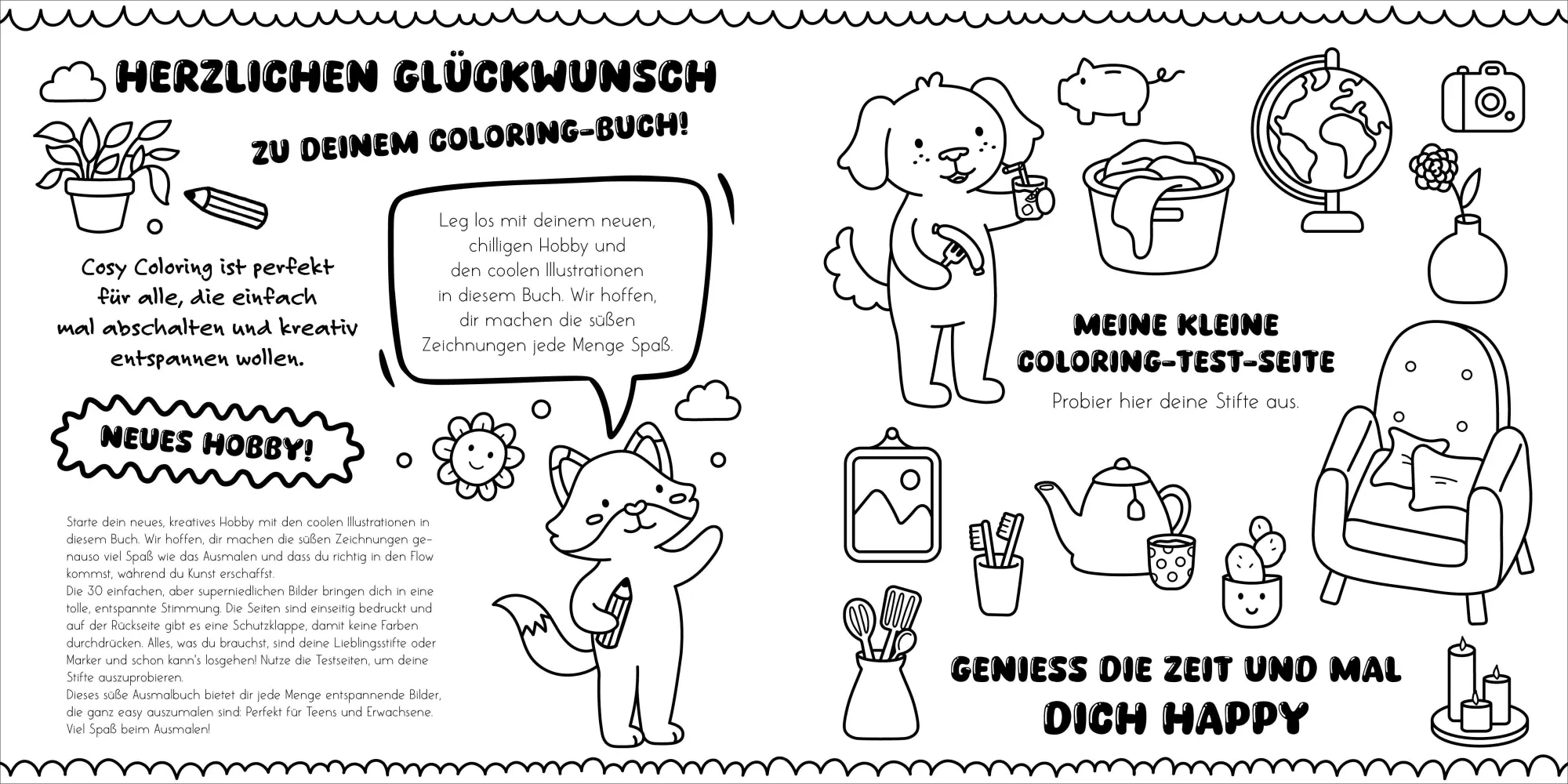 Bild: 9783841068736 | Cosy Coloring - Home sweet Home | Taschenbuch | 64 S. | Deutsch | 2026