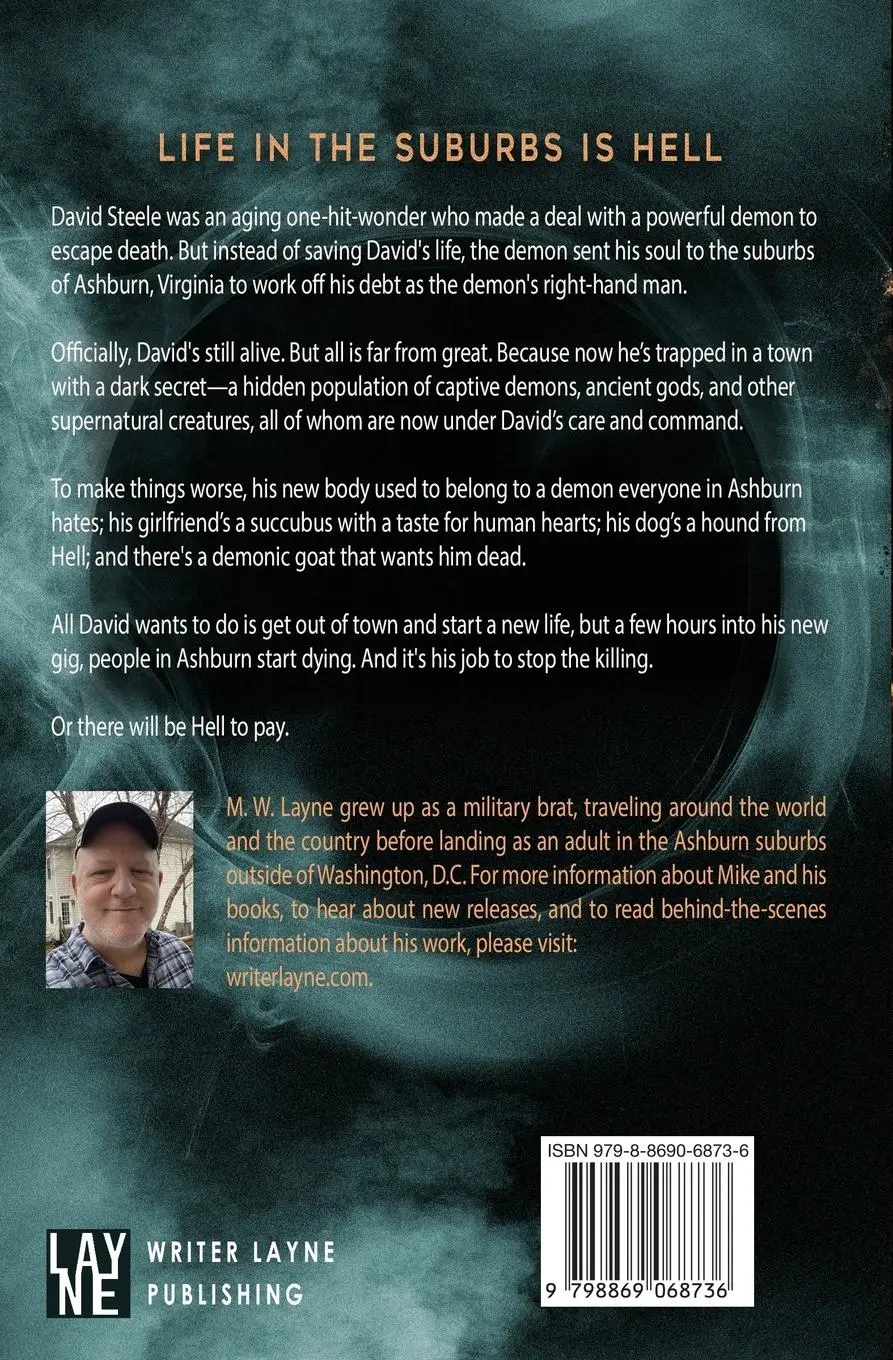 Rückseite: 9798869068736 | Ashburn | An Urban Fantasy Novel | M. W. Layne | Taschenbuch | 2023