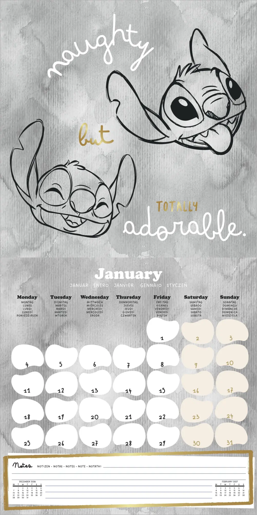 Bild: 5063457078836 | LILO &amp; STITCH 2027 | Kalender | 14 S. | Deutsch | 2027