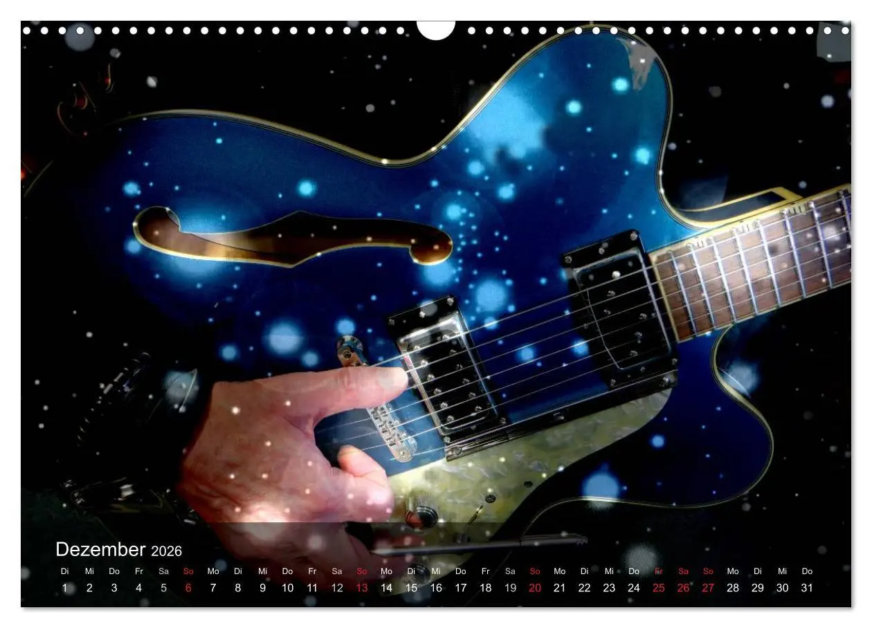 Bild: 9783516028836 | Rockgitarren Power (Wandkalender 2026 DIN A3 quer), CALVENDO...