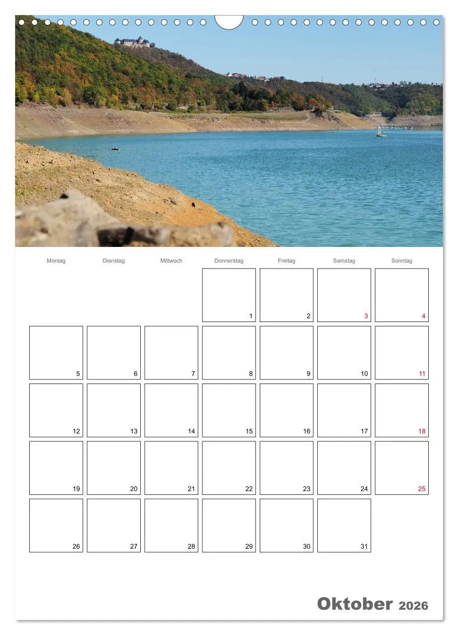 Bild: 9783516408836 | Hessens schönster See - Der Edersee (Wandkalender 2026 DIN A3...