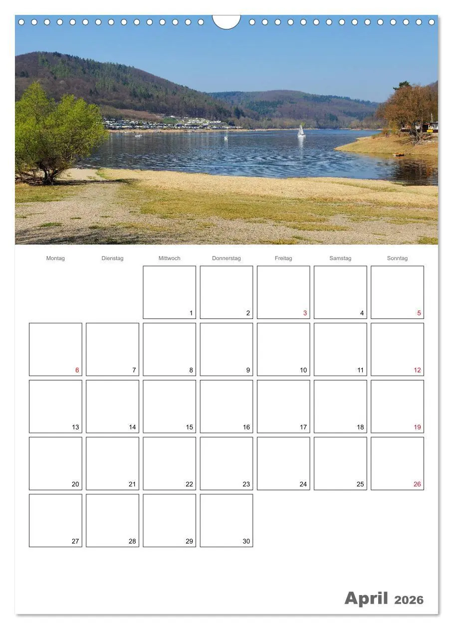 Bild: 9783516408836 | Hessens schönster See - Der Edersee (Wandkalender 2026 DIN A3...